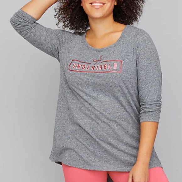 Lane Bryant Simply Undeniable Graphic Active Tee - Picture 3 of 6